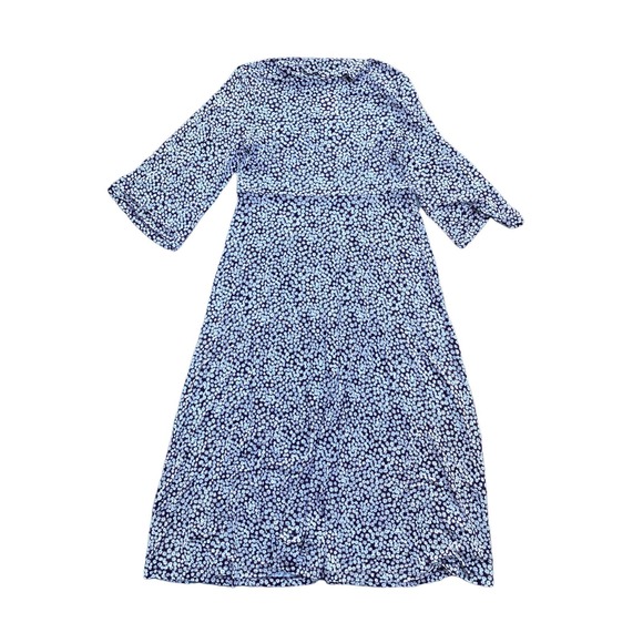 Samsoe Samsoe Fritta Midi Jersey Floral Dress in Choco XL - Picture 6 of 8